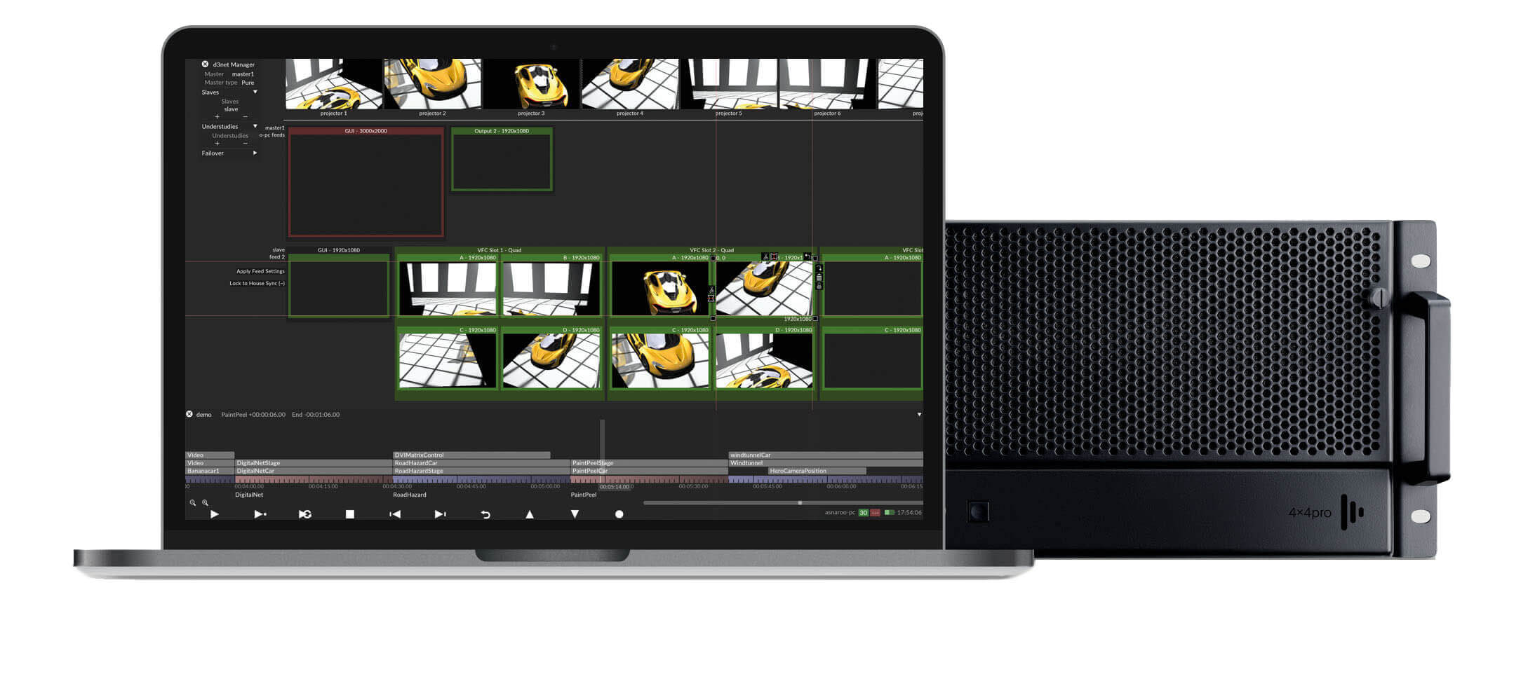 媒体服务器与设备系统主视觉 / Media server and hardware hero visual