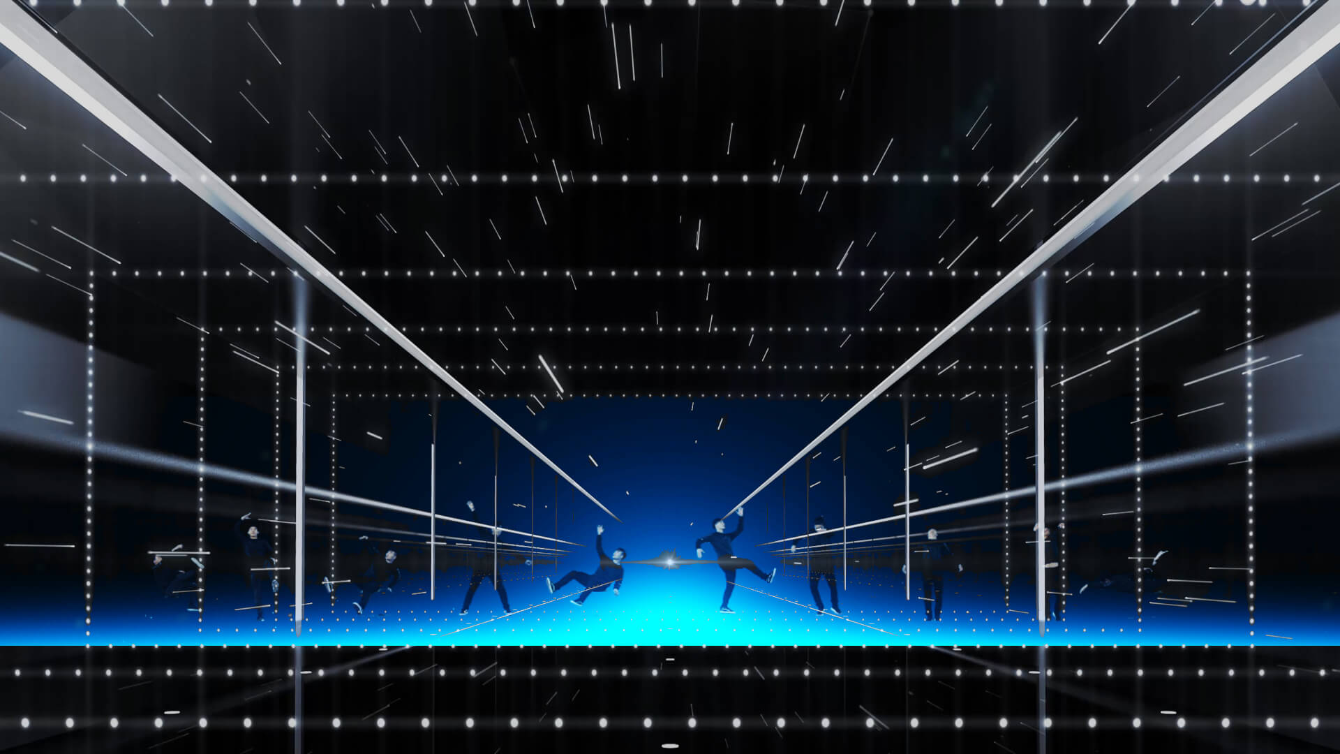 全息投影主视觉 / Holographic visual hero image