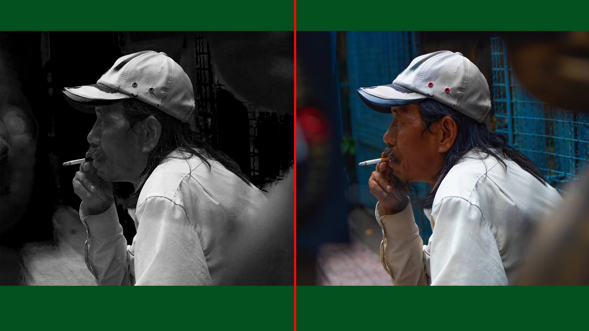 黑白照片修复与老照片上色整理主视觉 / Photo Restoration