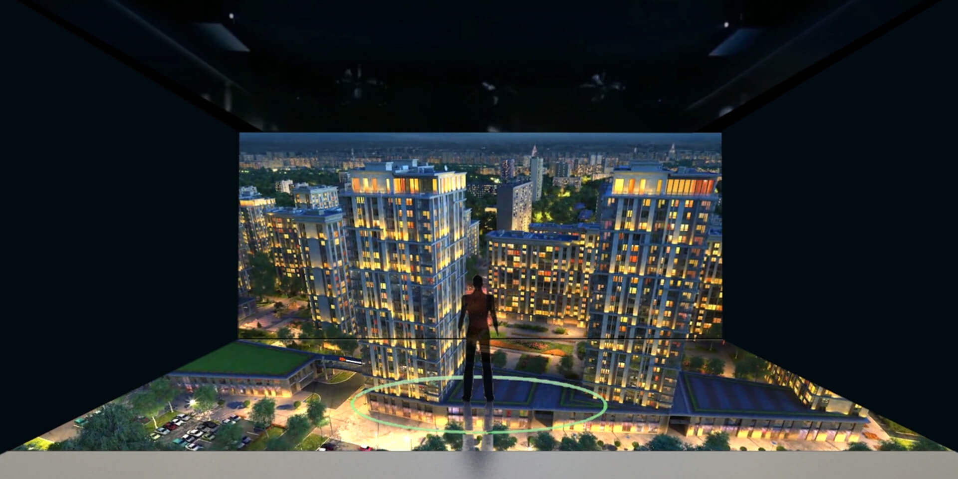 L幕投影与转折空间动画制作主视觉 / L-screen Projection
